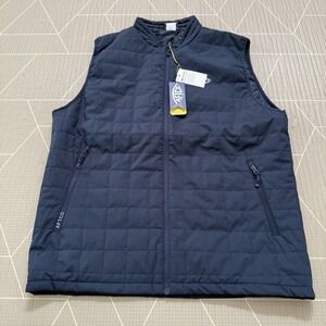 NEW Aftco MJ23 Pufferfish 300 Vest Men's XL Navy Blue $89 Fishing Outdoors